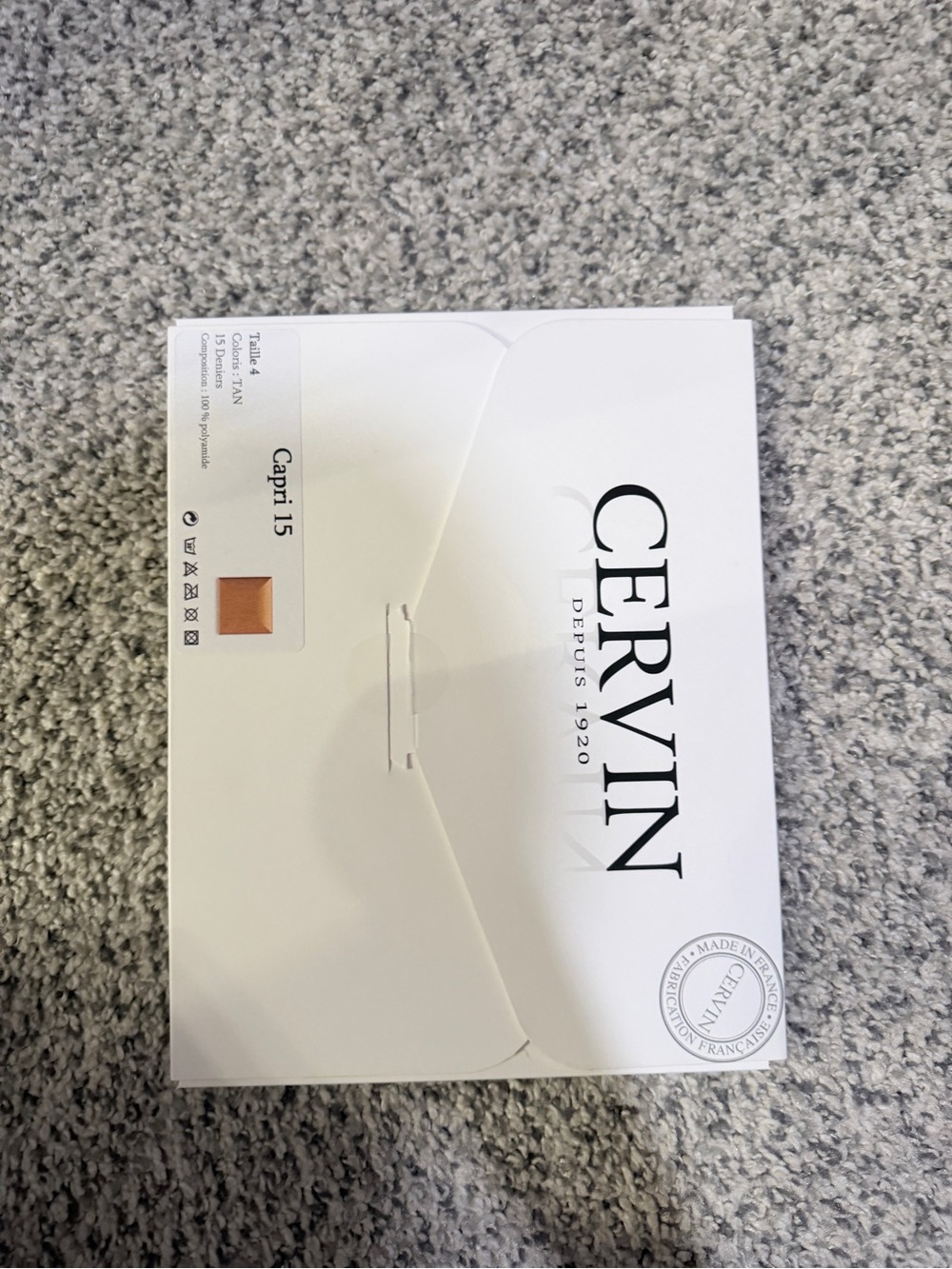 Cervin Capri 15 Stockings - Tan